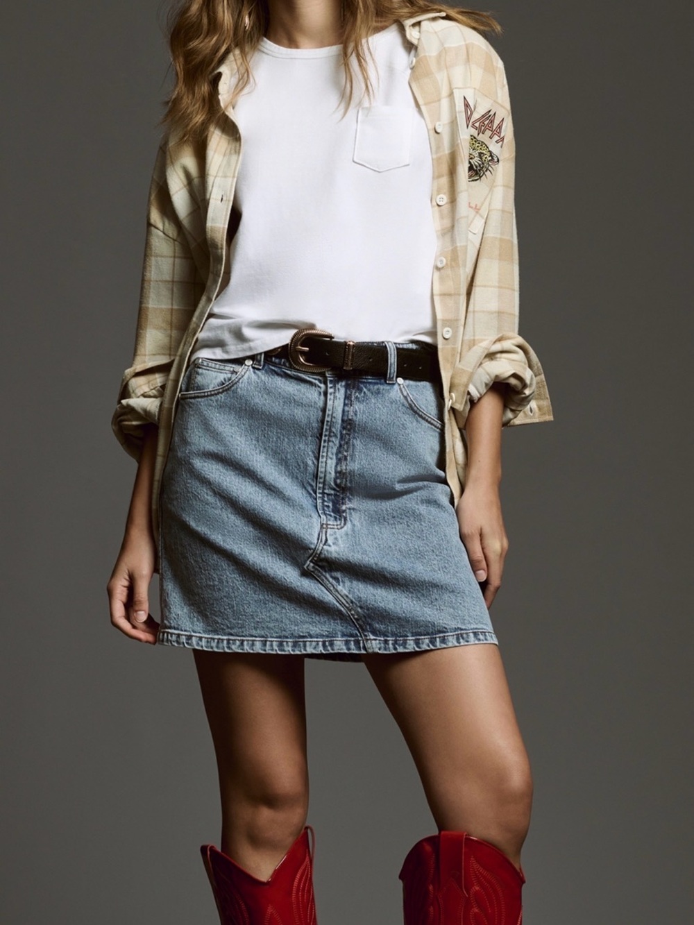 Pilcro denim mini skirt New with tag size 10